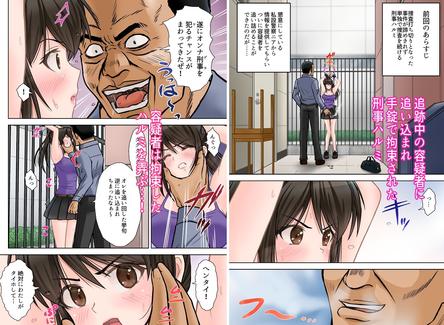 サンプル画像1:刑事ハルミ（中編） 恥辱の不法侵入(つじもと庵) [d_246813]