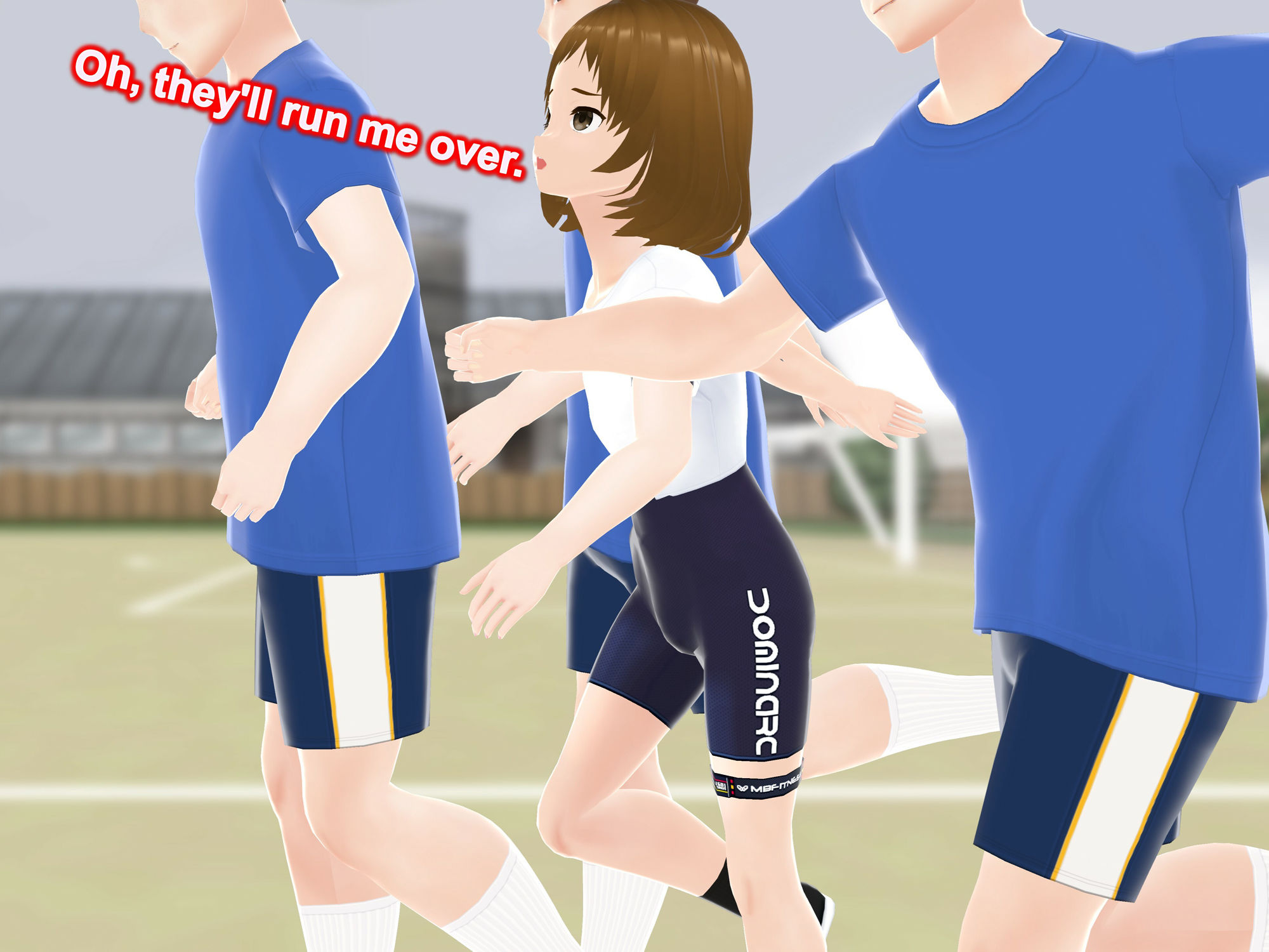 サンプル画像1:Outgrowing only girls， Overtake boys， Growth sound in the soccer(女子成長クラブ) [d_248022]