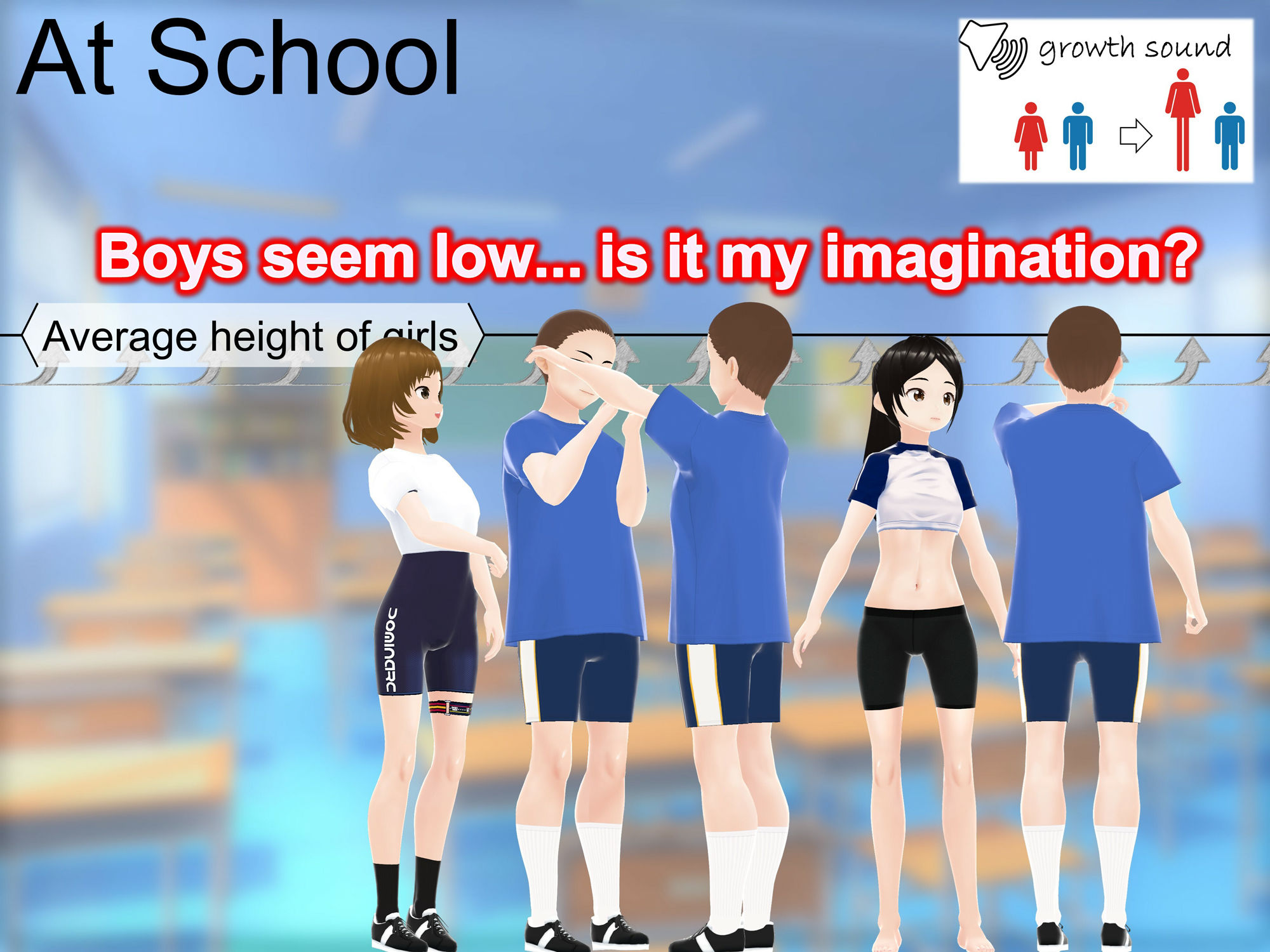 サンプル画像3:Outgrowing only girls， Overtake boys， Growth sound in the soccer(女子成長クラブ) [d_248022]