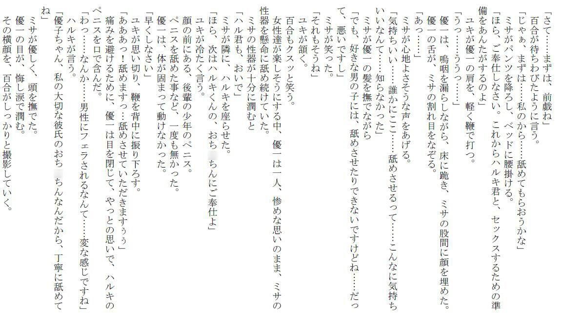 サンプル画像6:美少女タレントの少年玩具〜強●女装モデル優子〜(いじめっ娘通信) [d_248203]