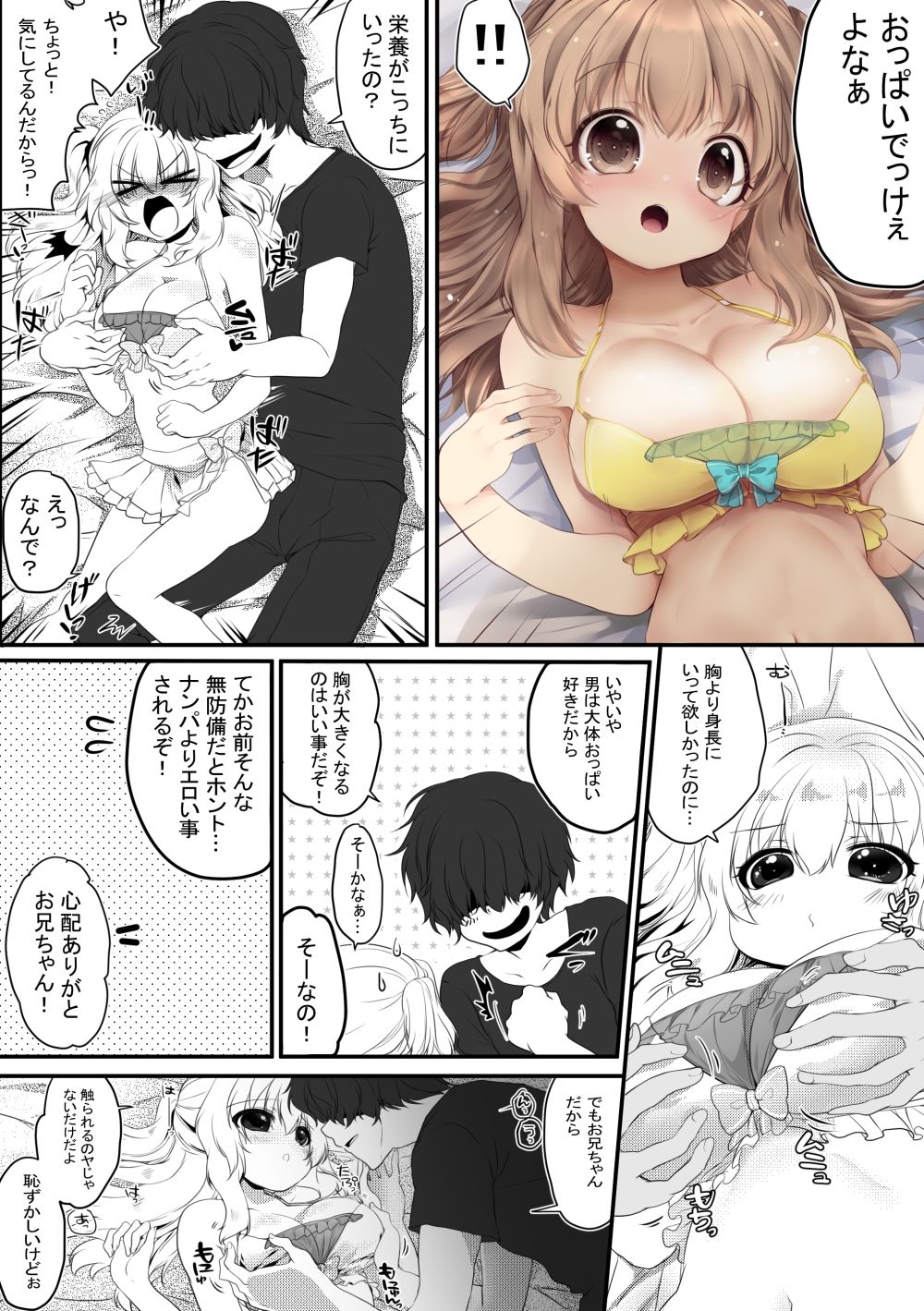 【成人向け/兄×妹】仲のいい兄妹が親のいない間にエッチしちゃう話