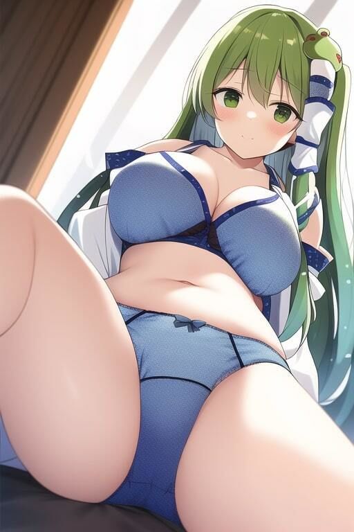 サンプル画像1:「健全な」東風谷早苗(歪) [d_250047]