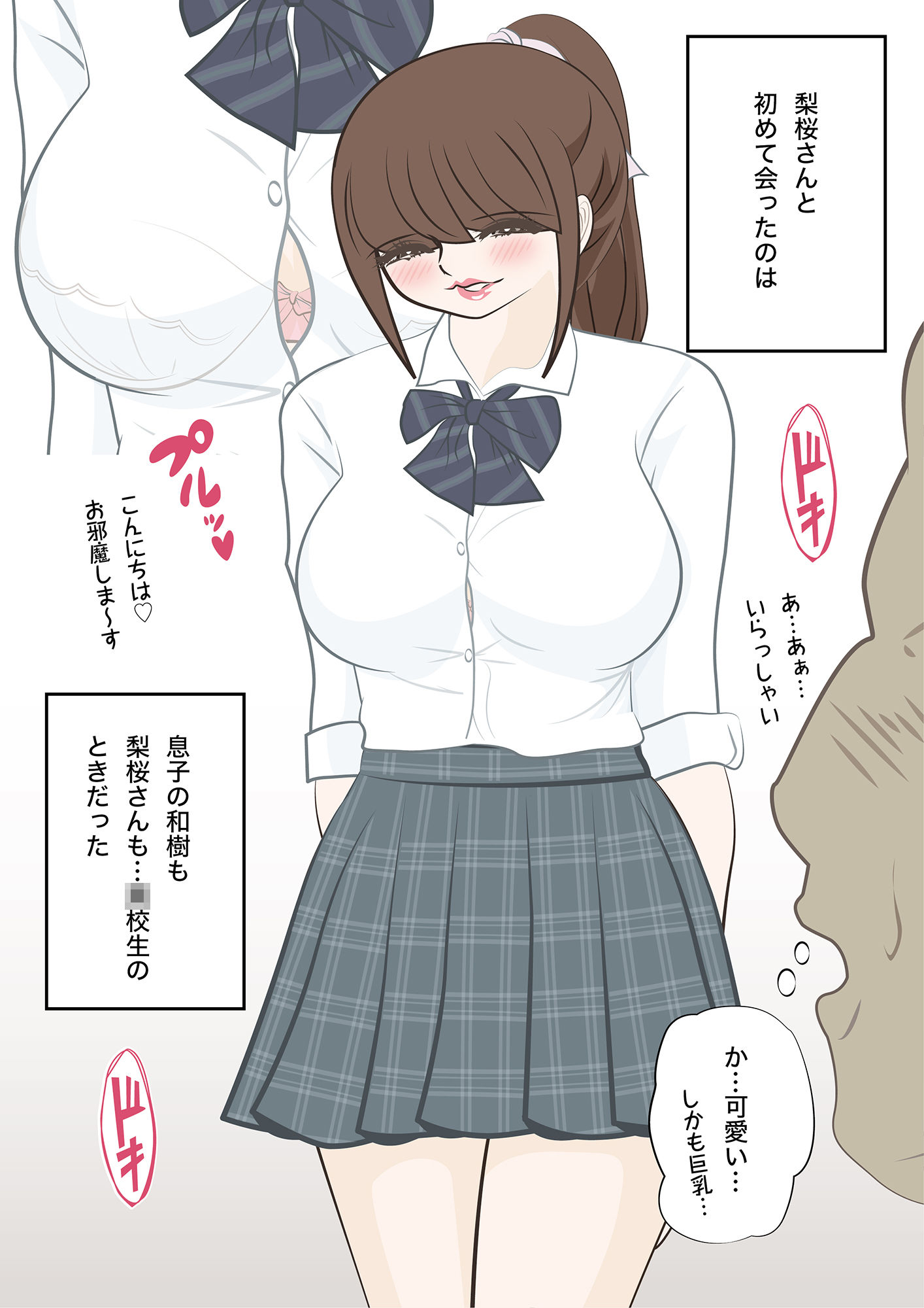 清楚で巨乳で無防備すぎる息子の嫁を孕ませた日から｜橘梨桜VOL.1｜義父レ●プ編