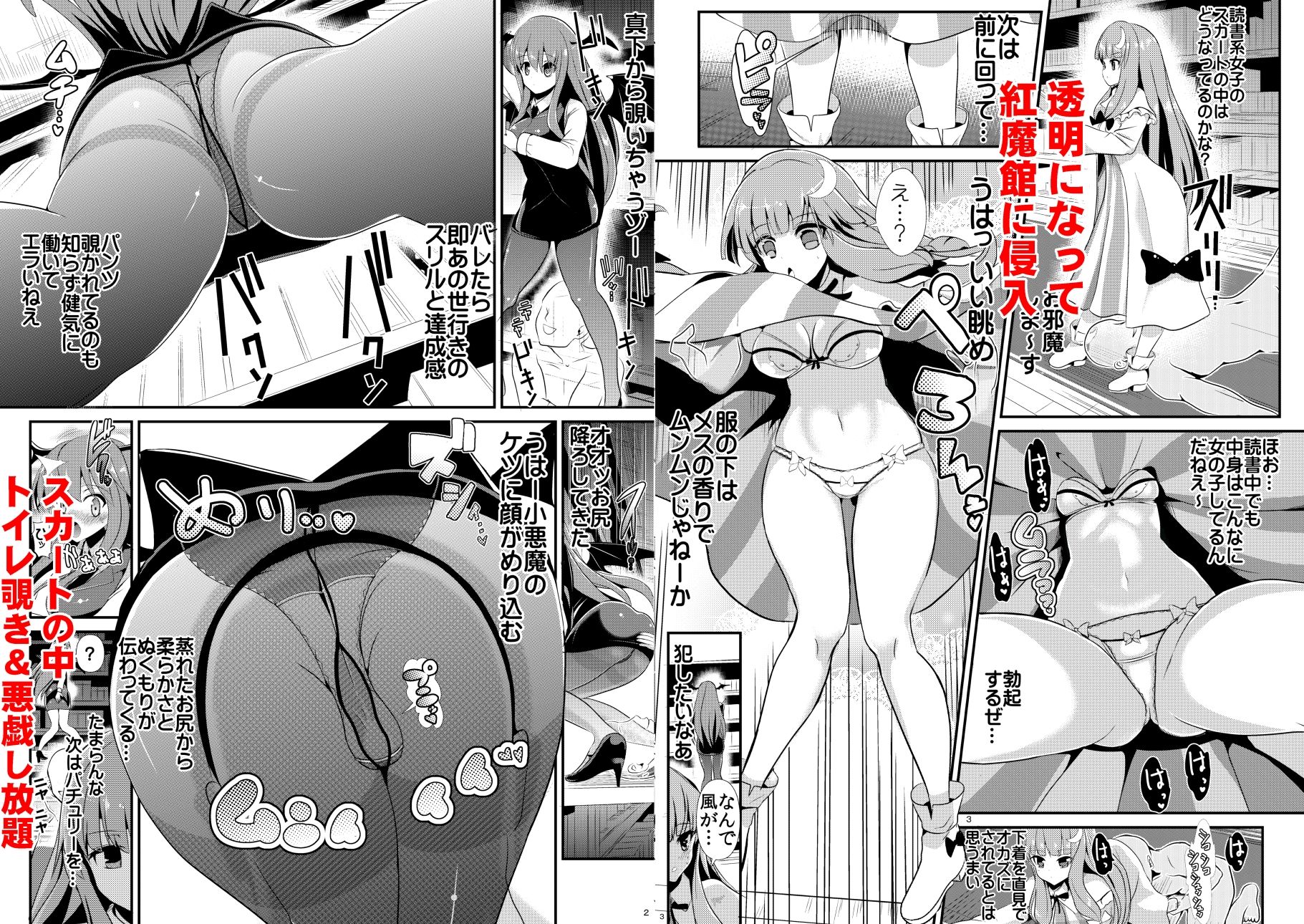 サンプル画像1:東方透明人間5 侵入大図書館(背徳漢) [d_250666]