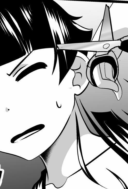 私の髪を切らしてやる