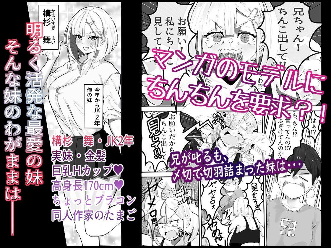 サンプル画像2:襲来？おっきい妹体格差H-俺は妹の専属モデル-(金属探知機) [d_251378]