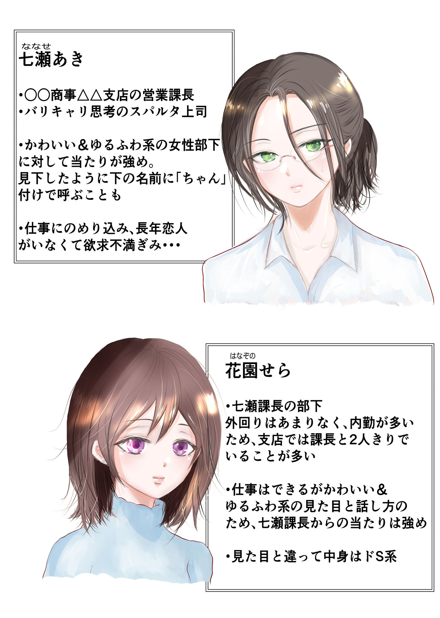 サンプル画像1:プライドの高い女性上司が女性部下に毎日命令される話(DOSTRES) [d_251459]