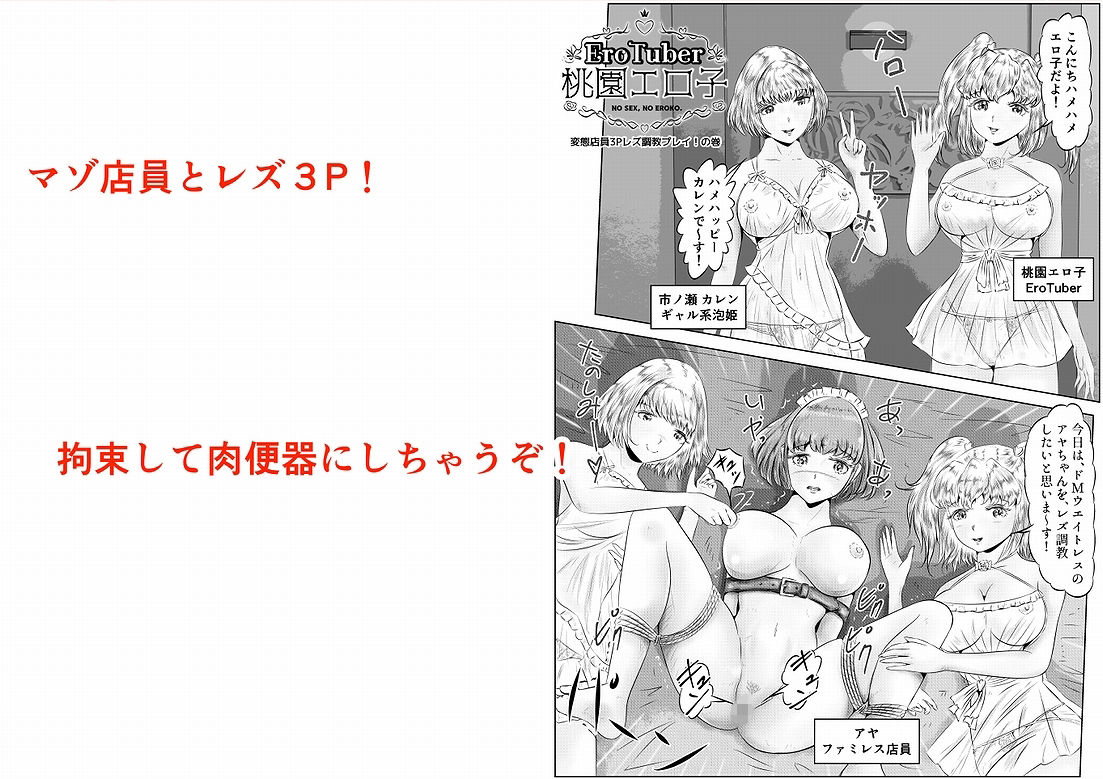 サンプル画像4:EroTuber 桃園エロ子 短編集(窪リオンの部屋) [d_251724]