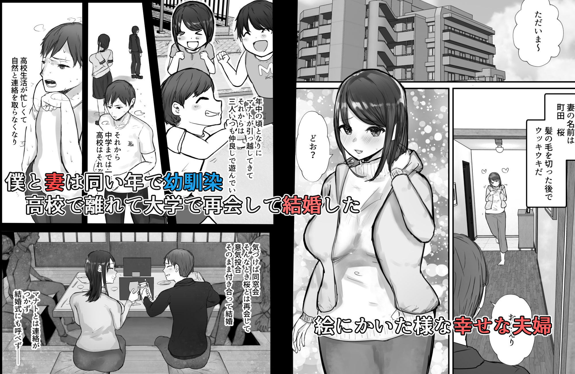 サンプル画像1:妻は僕が酔い潰れてる間に(バケツプリン) [d_252128]