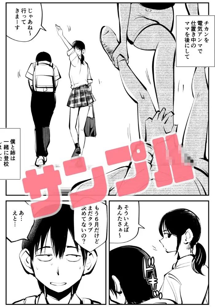 サンプル画像2:電マ姉弟6 チンポ嫐り3人娘(ピーカン) [d_252627]