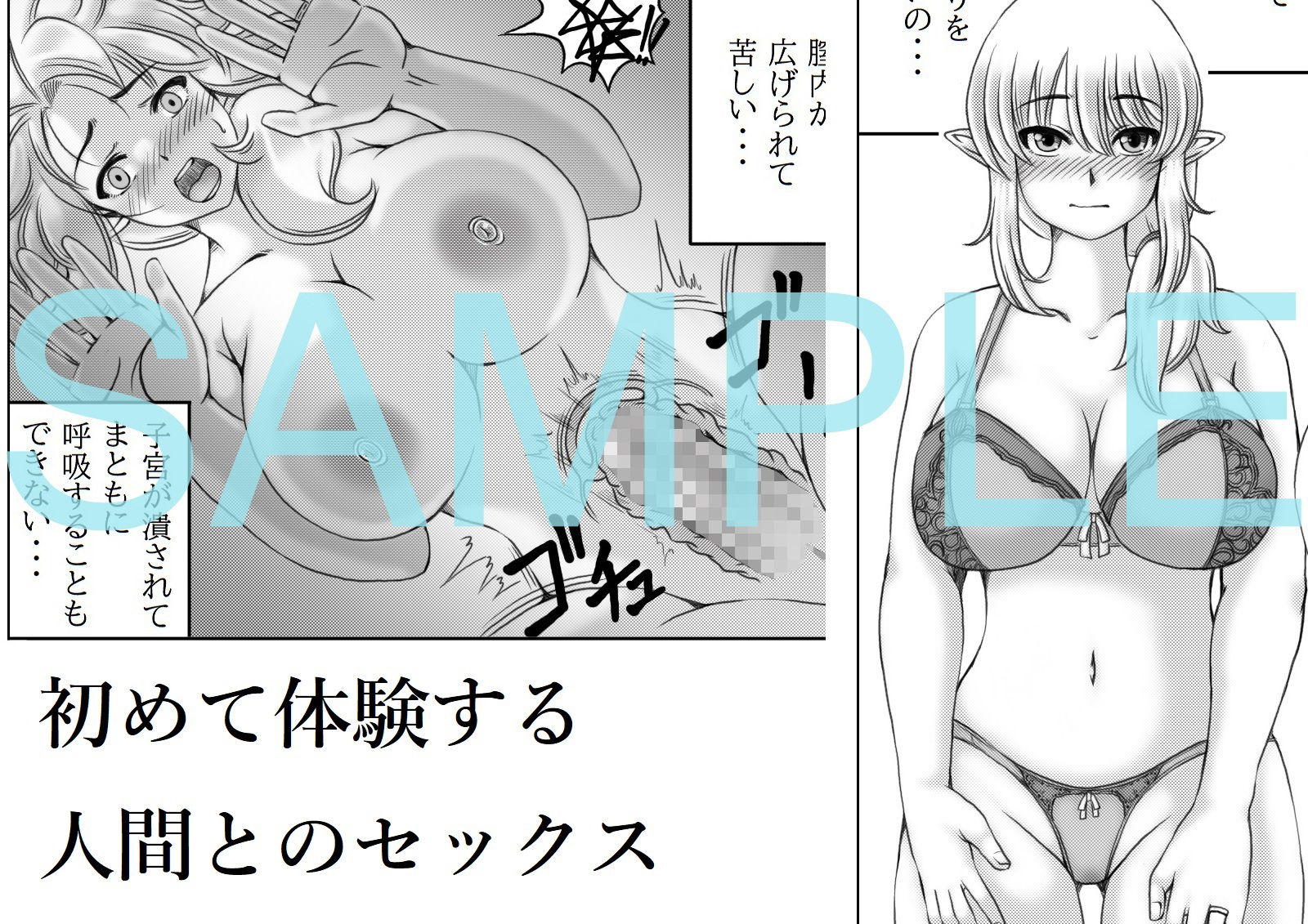 サンプル画像4:エルフ母さんと娘の彼氏(キリンプラネット) [d_252752]