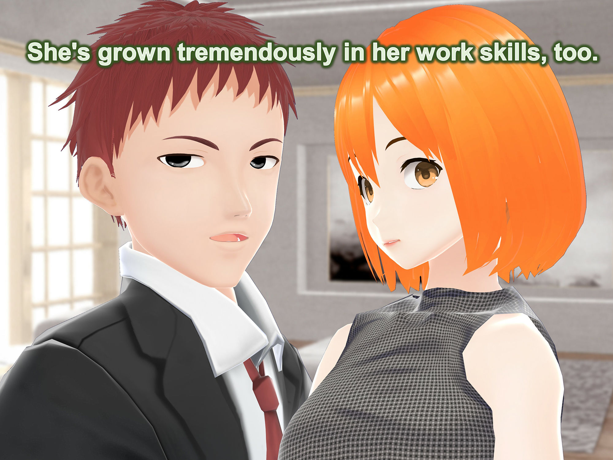 サンプル画像3:Outgrowing only girls， Overtake boys， Growth sound in secretary(女子成長クラブ) [d_252845]