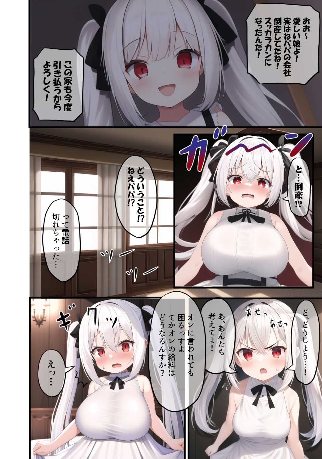 サンプル画像3:クソ雑魚〇リ巨乳お嬢様使用人に奉仕する(とるんかた) [d_253063]