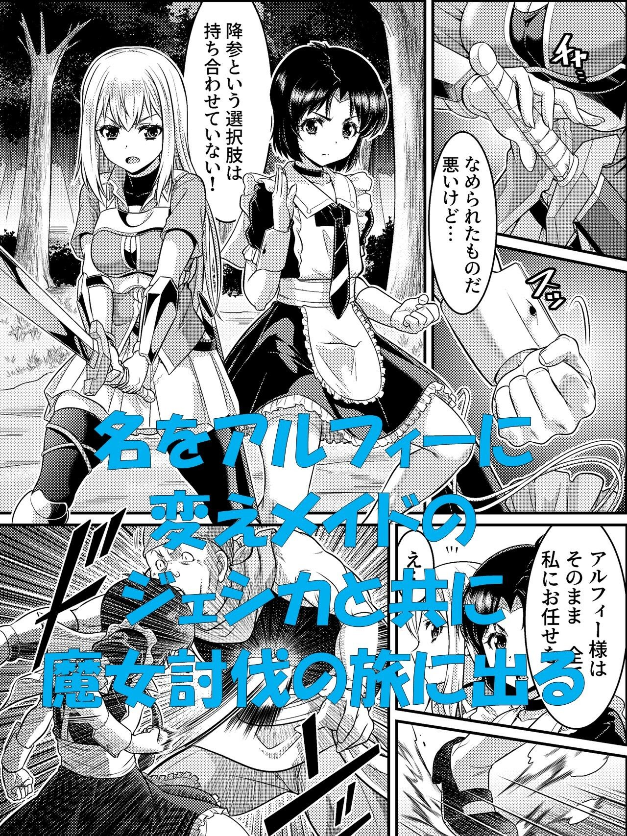 サンプル画像2:TS騎士と女装メイドの大冒険 第1話(夢かき屋) [d_253758]