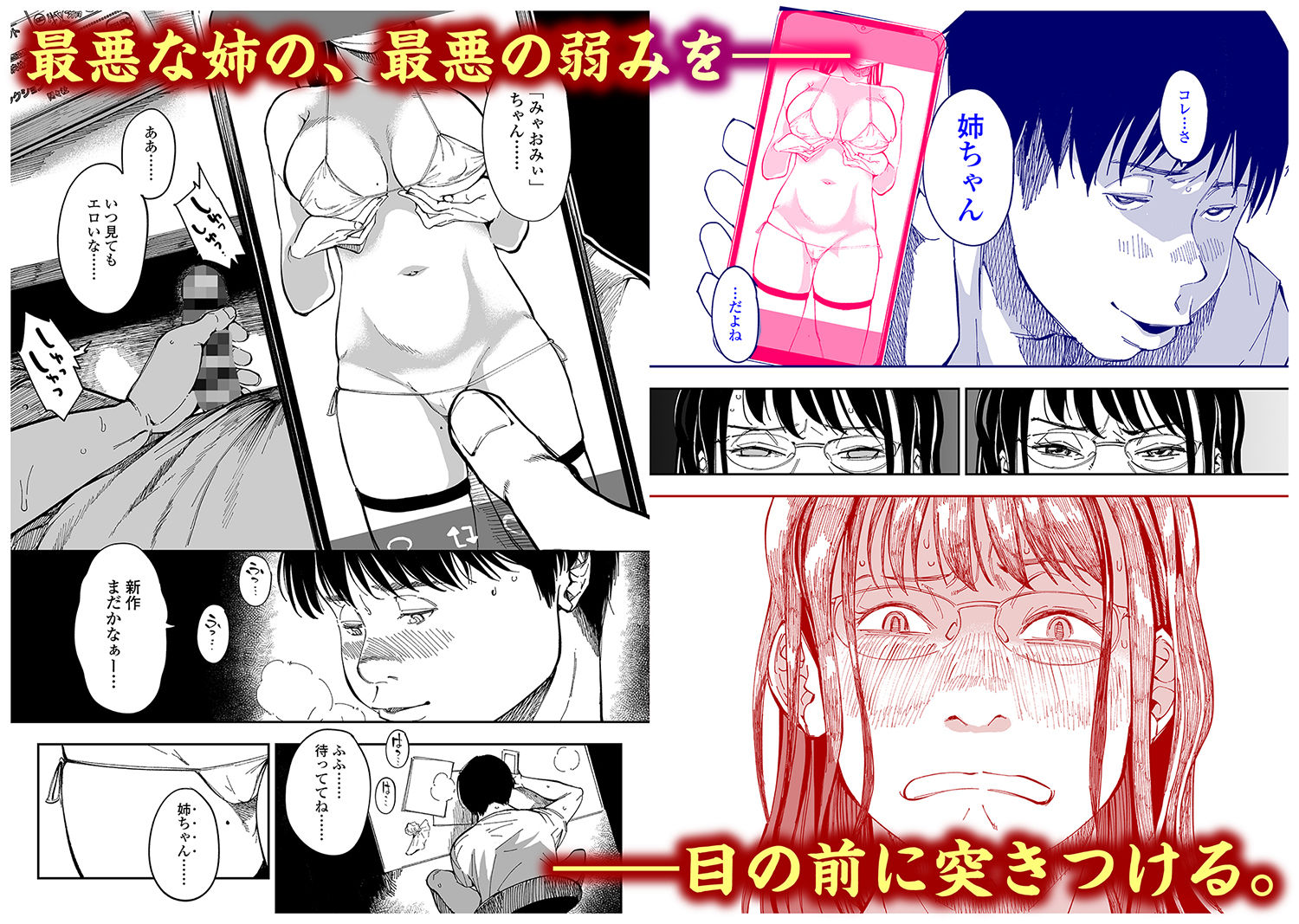 サンプル画像3:姉貴のエロ垢見つけたら(三崎) [d_253784]