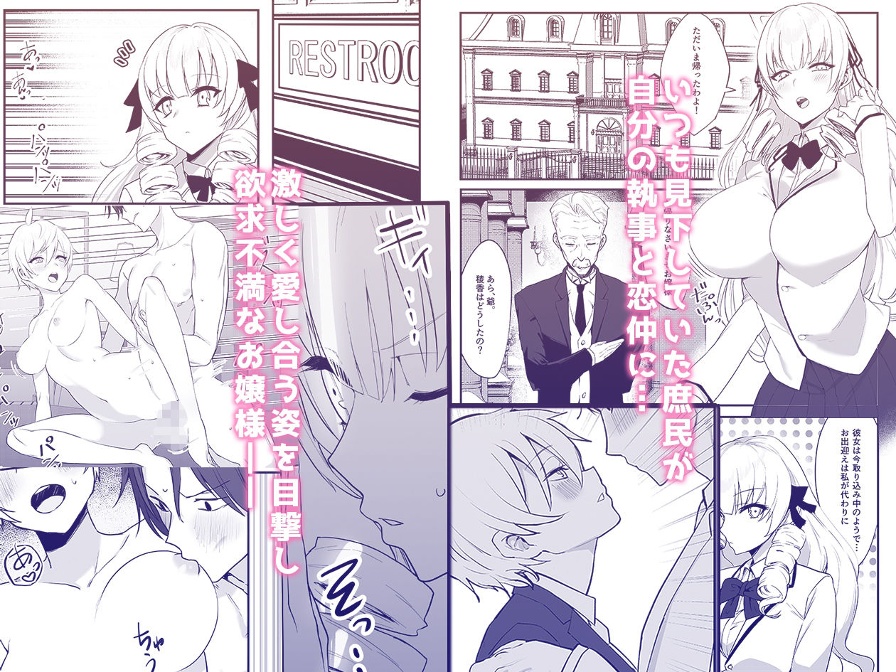 サンプル画像1:ナマイキお嬢様がイジメていた庶民にチンポでわからせられる話(いもけんぴ記念日) [d_254430]