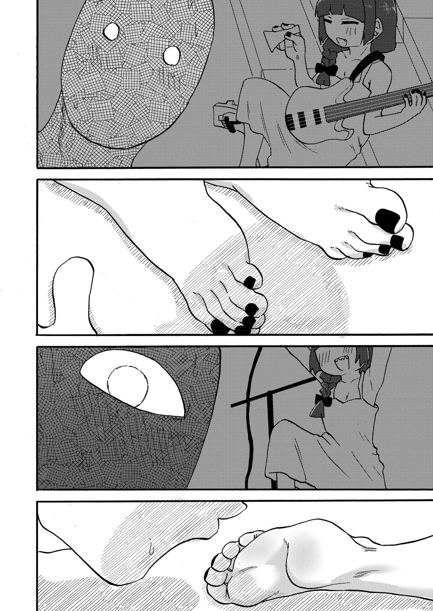 サンプル画像3:廣井きくりの健全な足本(つけまゆげ) [d_255366]