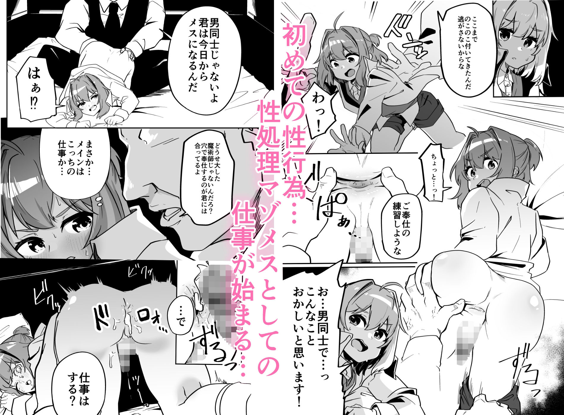 サンプル画像2:無能魔術師少年マゾメス堕ち(ペイモンド) [d_256018]