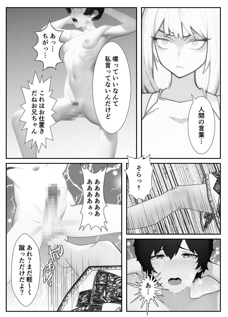 サンプル画像3:妹「マゾのお兄ちゃんになら何してもいいよね？」(焼き芋さん) [d_256139]