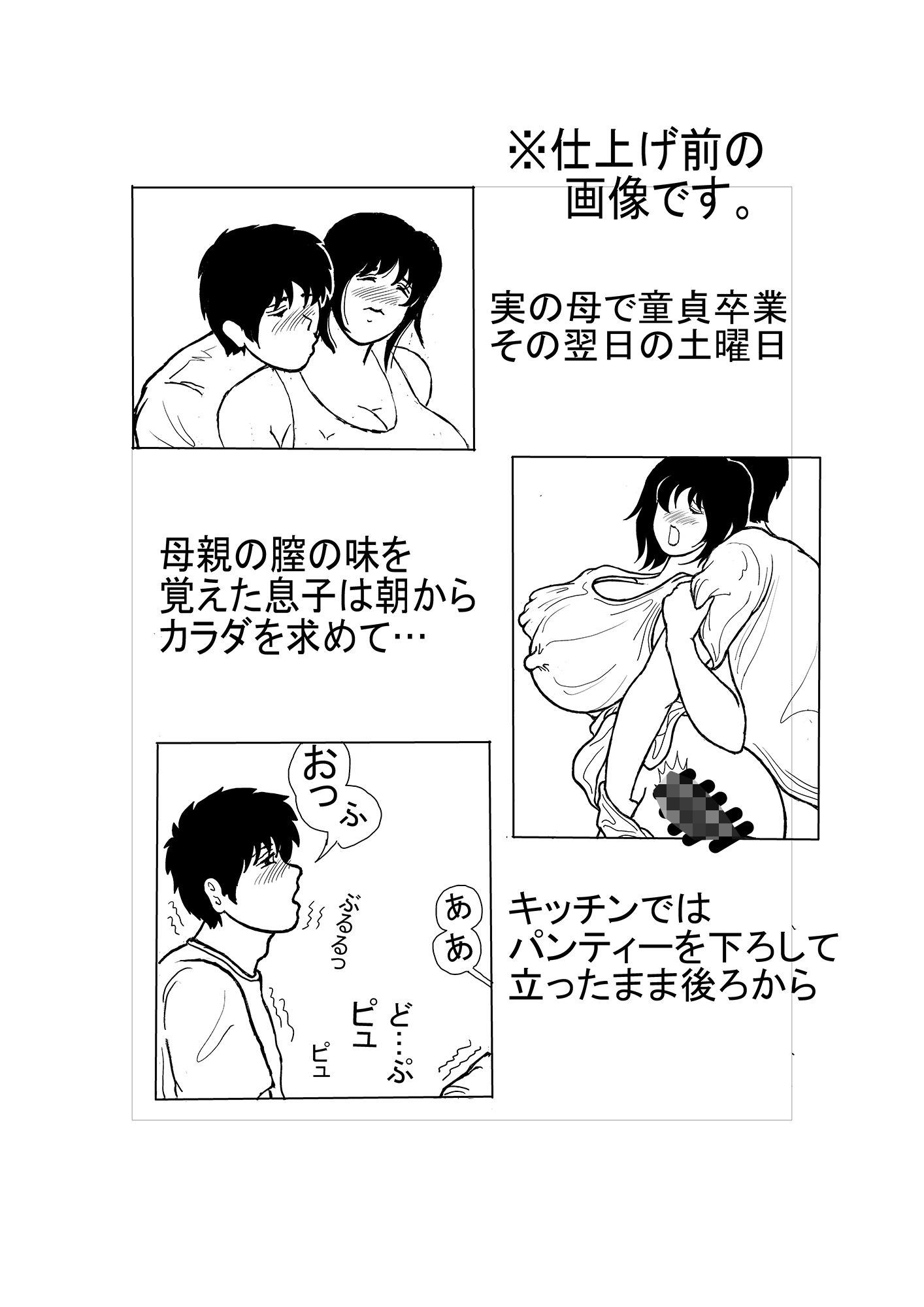 サンプル画像2:息子と二人きりで暮らすことになりました2―母子の休日（土）―(棒人間) [d_257849]