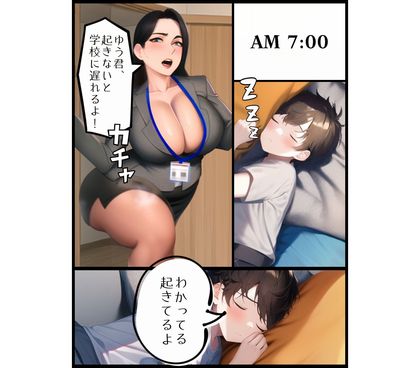 サンプル画像1:母さん、俺の子を産んでくれ(おにばんどう) [d_257914]