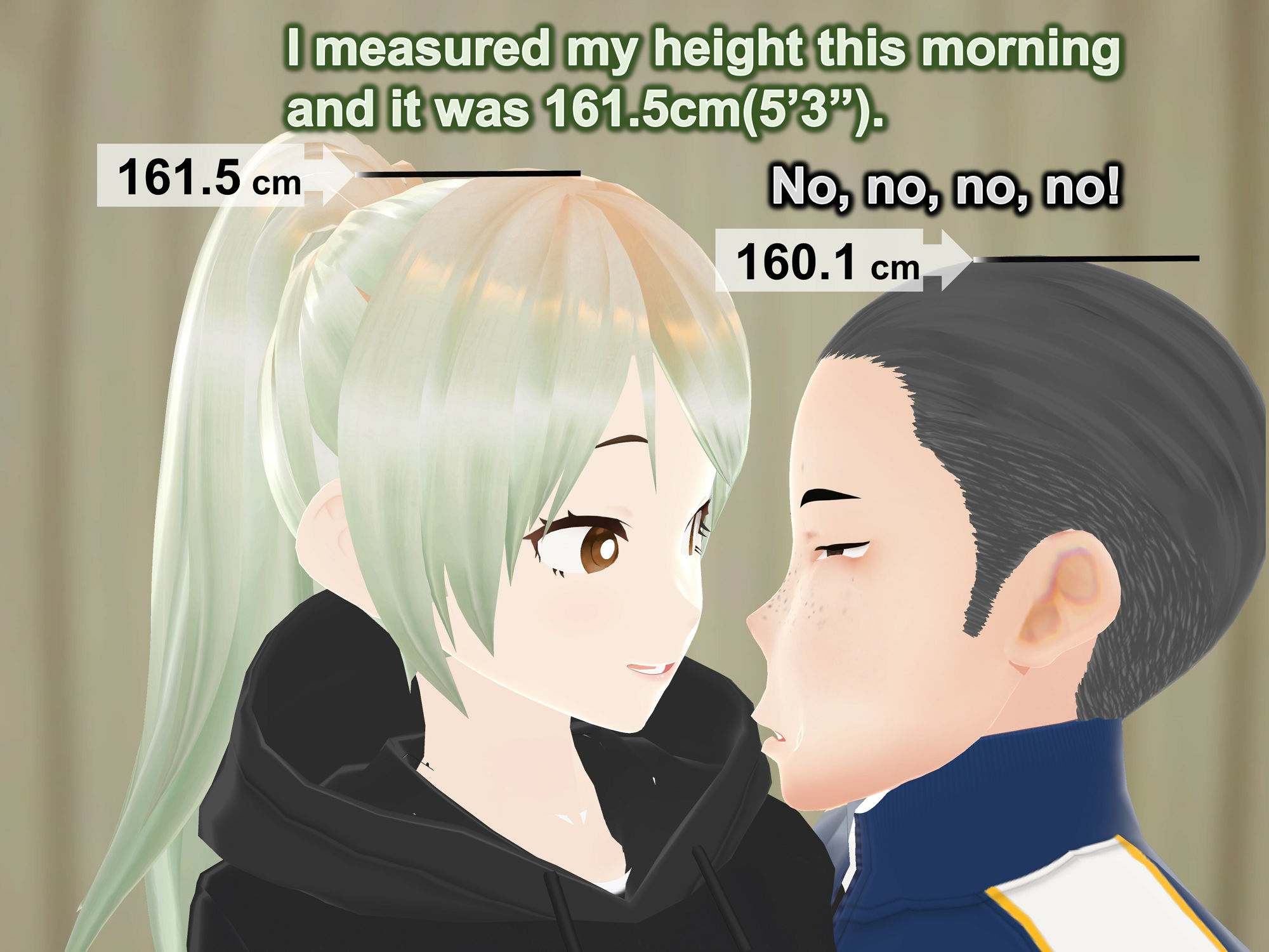 サンプル画像4:Outgrowing only girls， Overtake boys， Growth sound in cute sisters(女子成長クラブ) [d_258064]