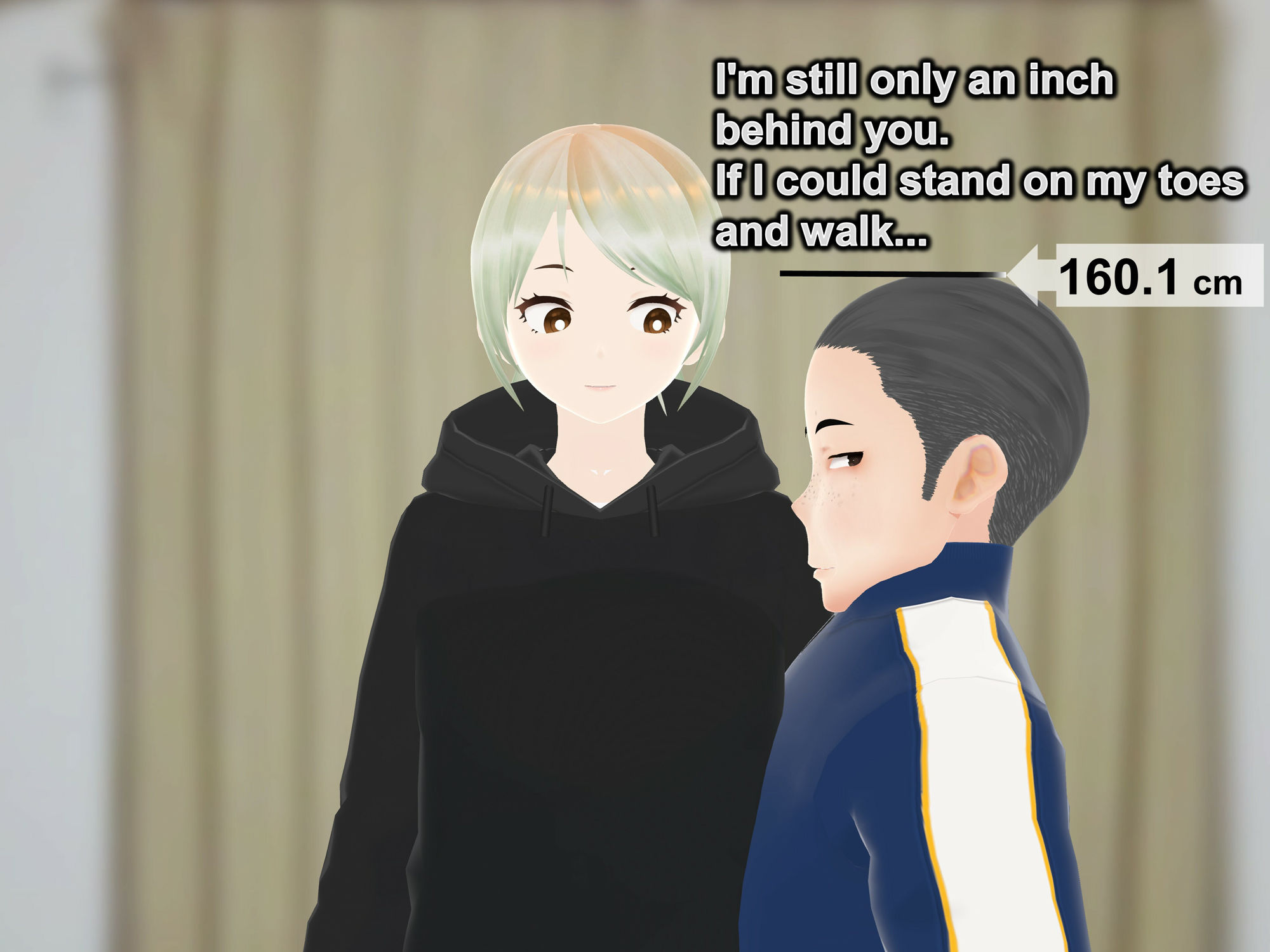 サンプル画像5:Outgrowing only girls， Overtake boys， Growth sound in cute sisters(女子成長クラブ) [d_258064]