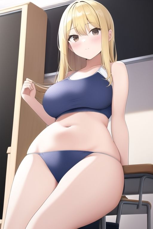 サンプル画像5:金髪美女、スクール水着詰め合わせ(宮倉まどか) [d_258618]