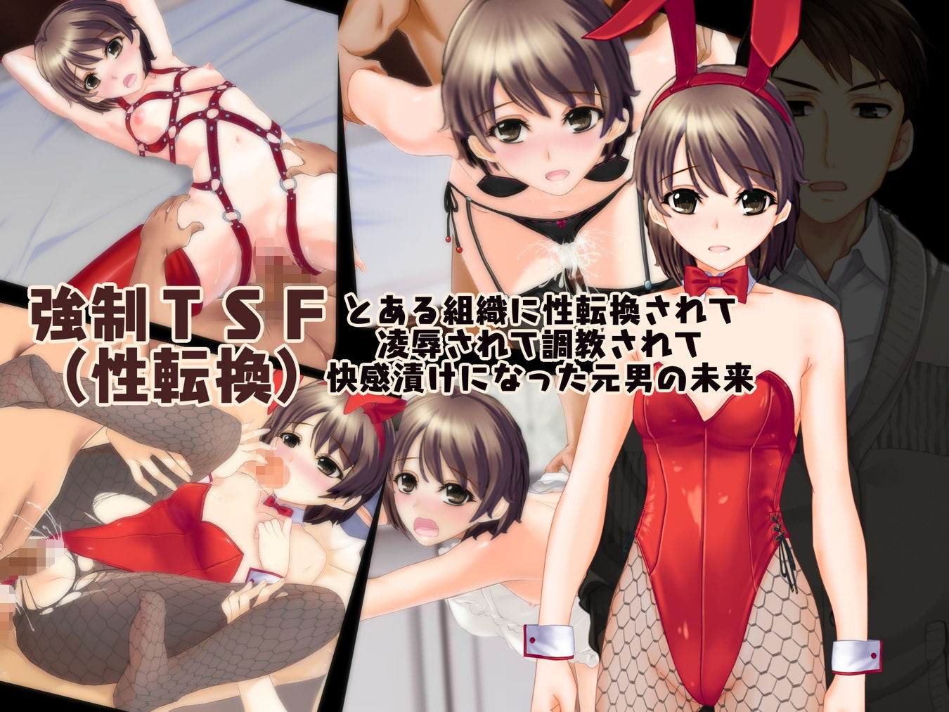 強●TSF（性転換） とある組織に性転換されてオンナにされた男性教諭の未来のお話し総集編