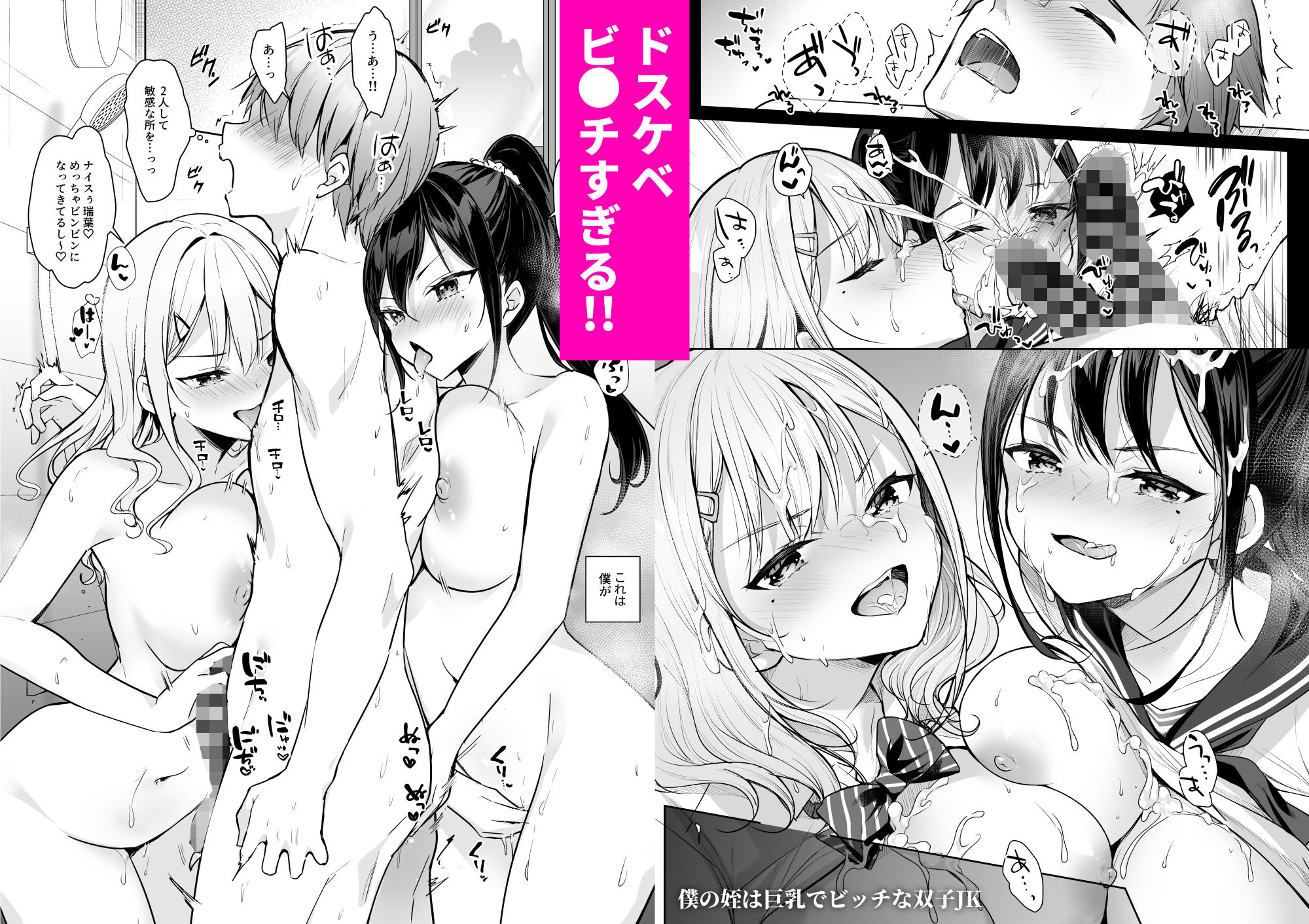 僕の姪は巨乳でビッチな双子JK〜弄ばれる性活事情〜のサンプル画像 2