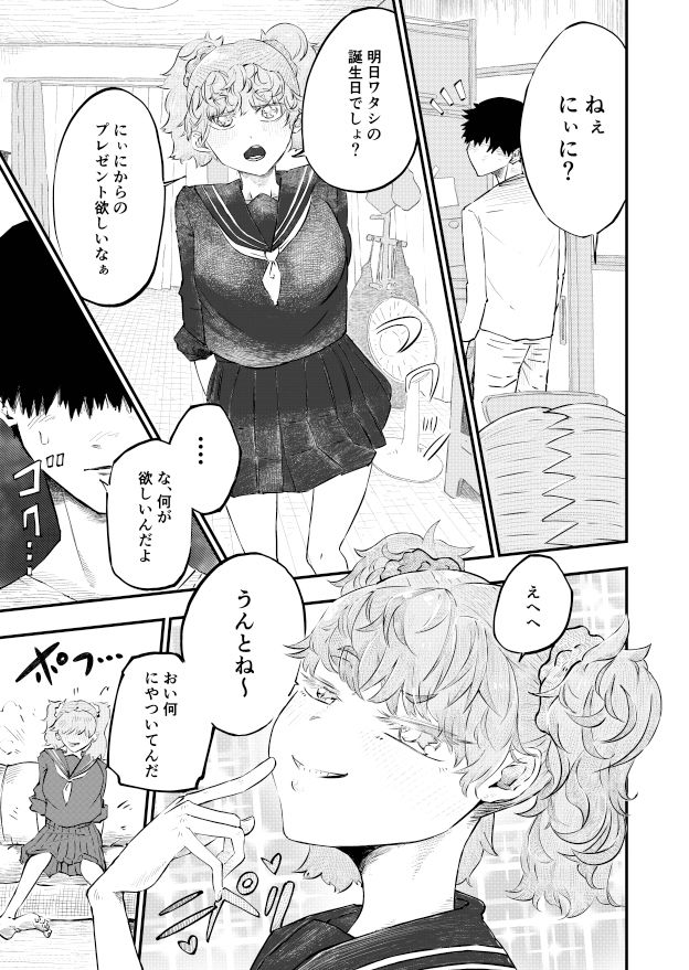 サンプル画像1:イタズラ妹の欲しいもの(古墳さん) [d_259940]