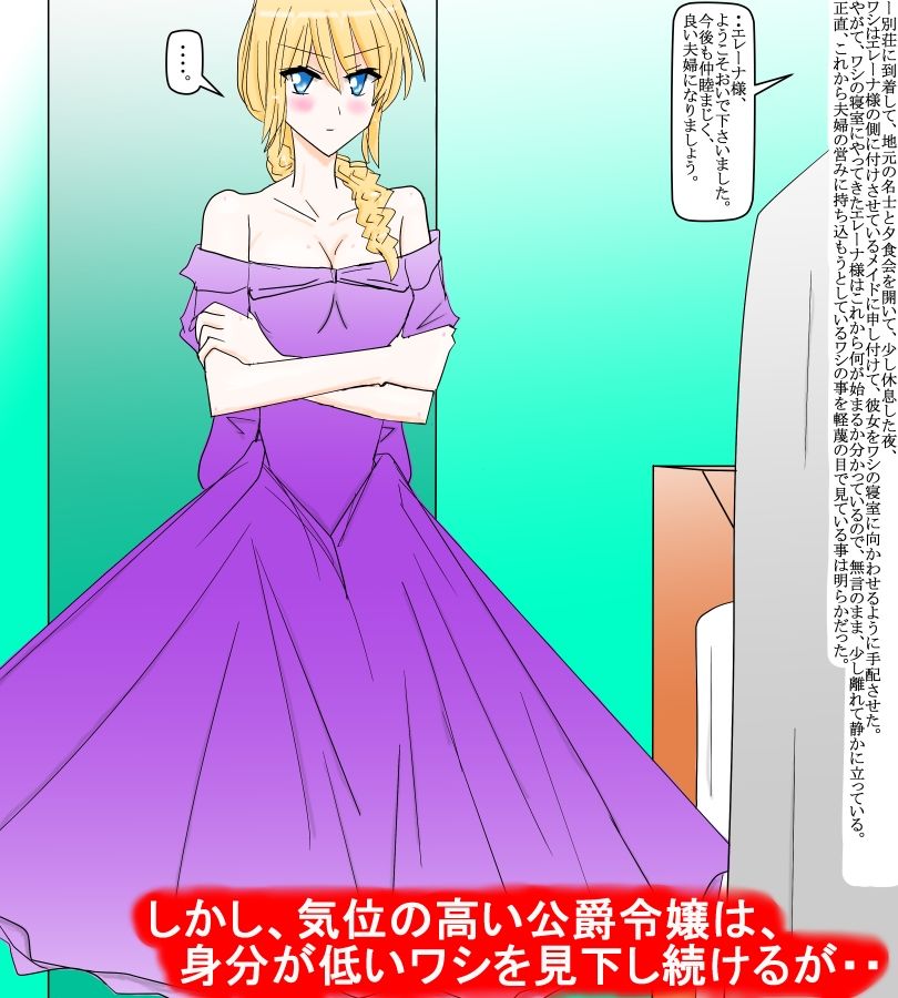 サンプル画像2:没落公爵令嬢を狙う悪徳商人の物語(スタジオめいるー) [d_260319]