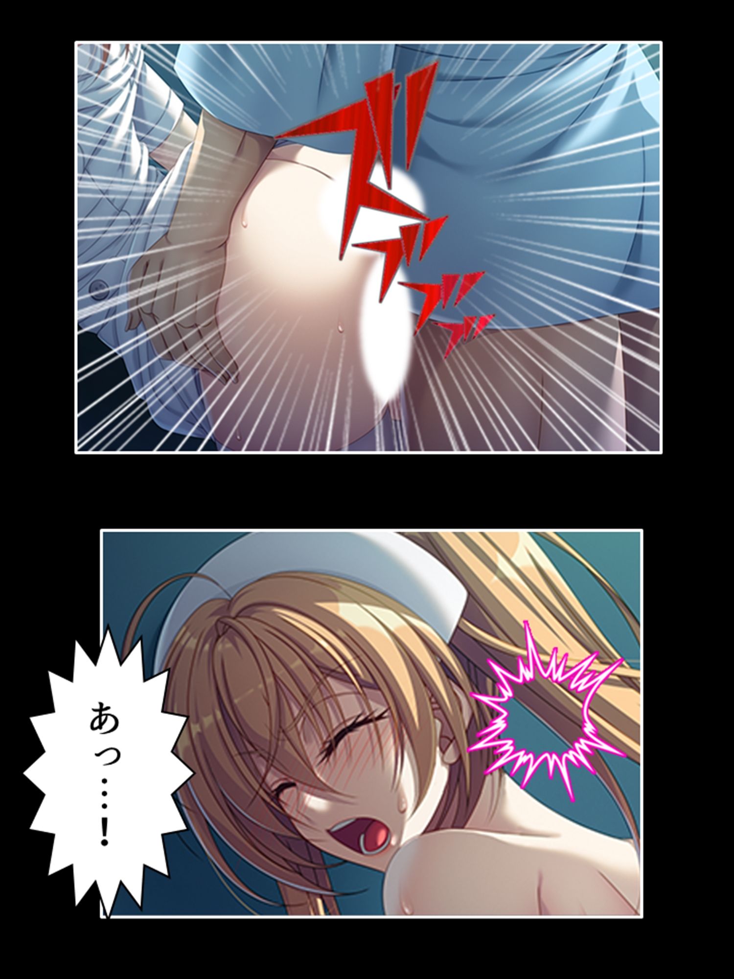 サンプル画像4:巨乳！ギャル！ナース！元同級生大咲希美の童貞治療！ 下(悶々堂) [d_260466]