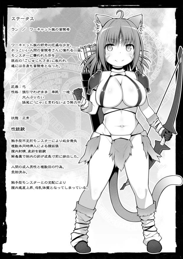 サンプル画像1:猫狩人ちゃんはぼーけんしゃにあこがれる2(ブラックコクーン) [d_260577]