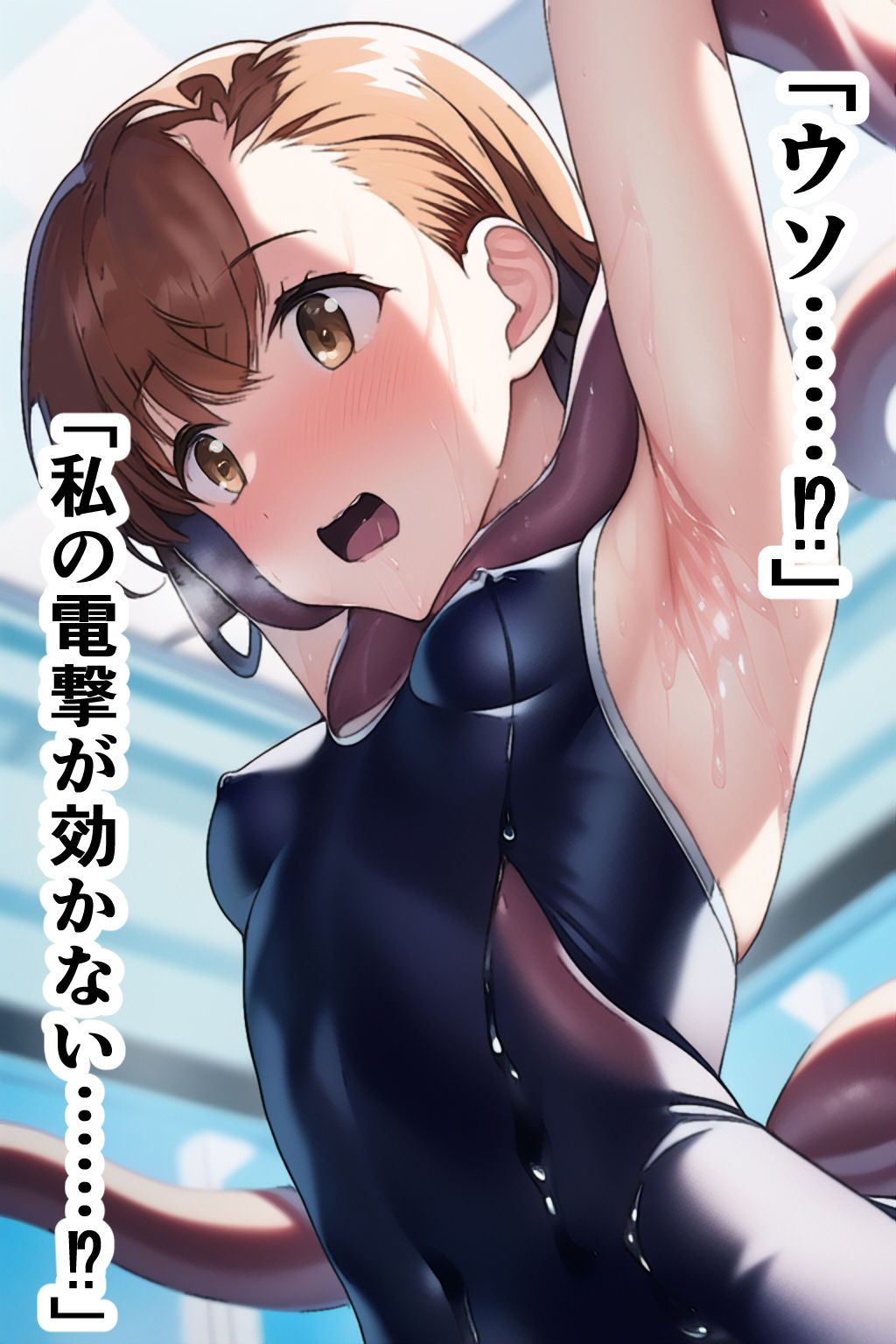 サンプル画像2:ビリビリ対触手(アカーテン) [d_260683]