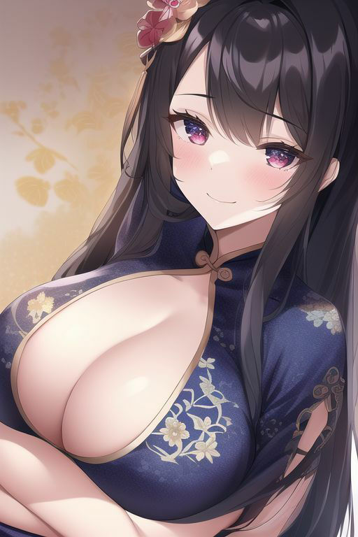 サンプル画像3:ドSチャイナ娘による人権剥奪、マゾ男家畜化世界(輝星の桜花) [d_261112]