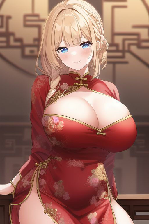 サンプル画像4:ドSチャイナ娘による人権剥奪、マゾ男家畜化世界(輝星の桜花) [d_261112]