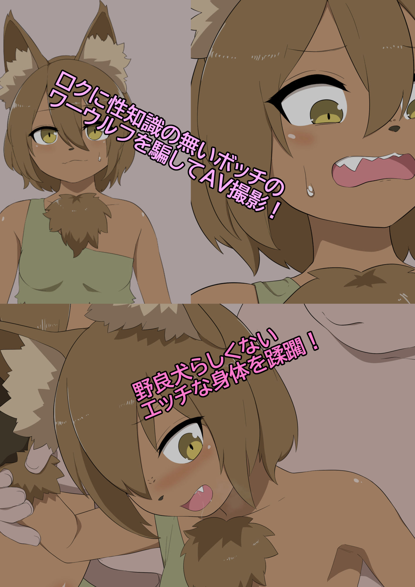 サンプル画像1:人外の性態を観察してみた（ワーウルフ編）(GMA民話財団) [d_261170]