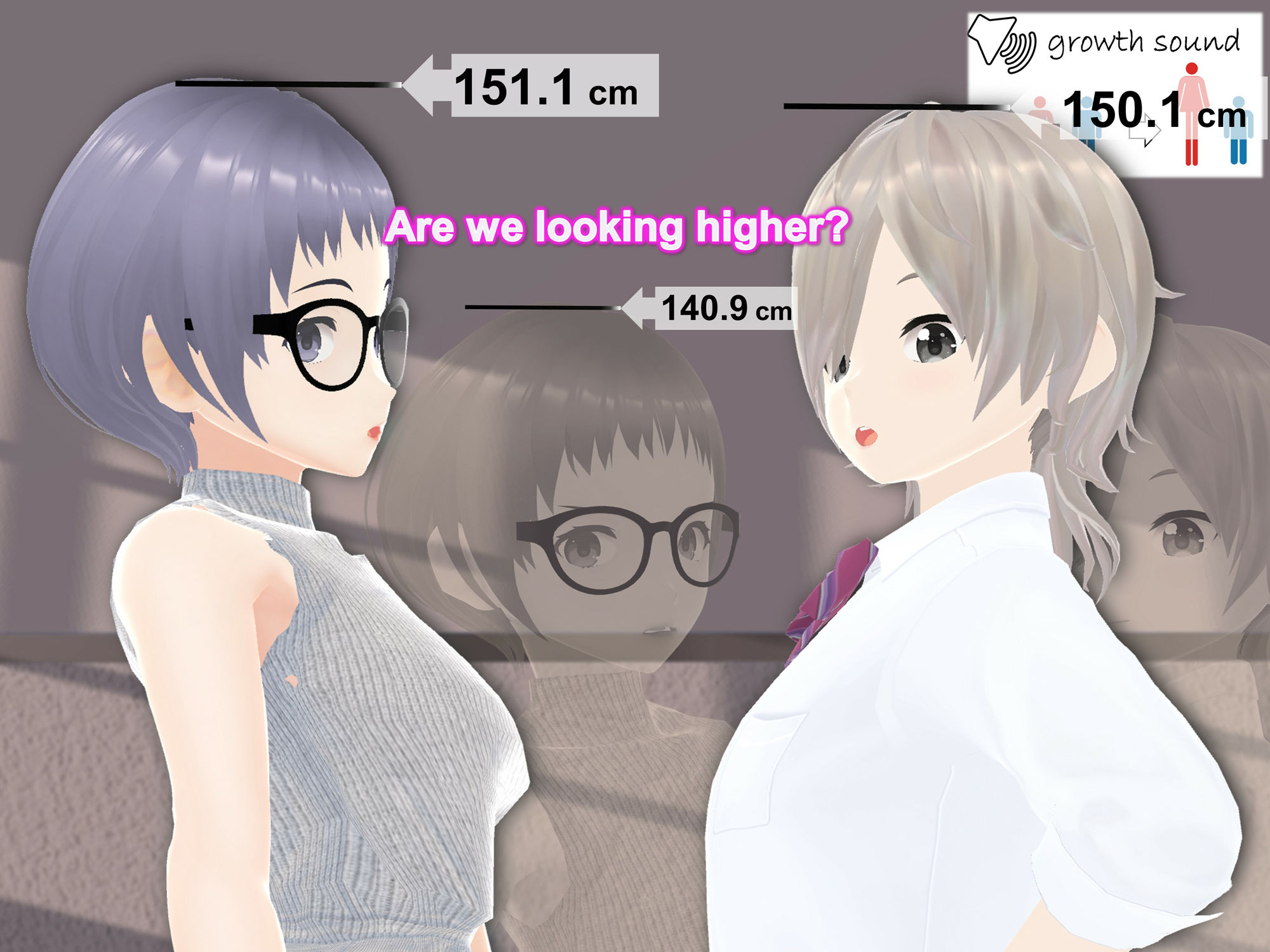 サンプル画像6:Only girls overgrow boys. Growth sound. Bullied girl Arc(女子成長クラブ) [d_261717]