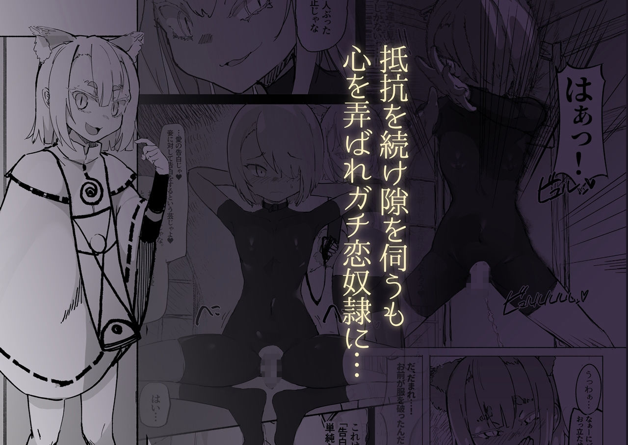 サンプル画像2:ショタ陰陽師が性悪ロリ妖狐のガチ恋奴●になり全てを失う話(裏垢) [d_262396]