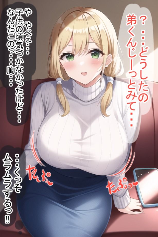 サンプル画像1:お姉ちゃんを盗撮してたことがバレたのでおしおきされました。(えびくらげ) [d_262559]