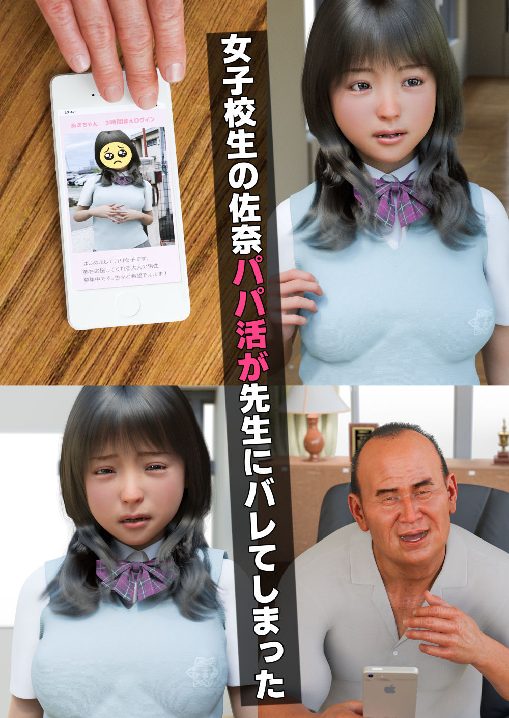 サンプル画像3:パパ活してるのばれた？！女子校生調教★物語(Jホシタロウ) [d_262922]