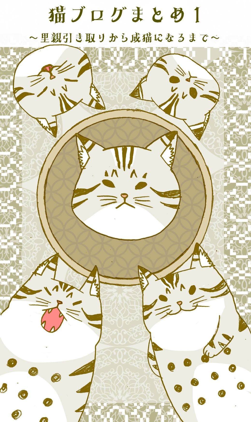 サンプル画像1:猫ブログまとめ1〜里親引き取りから成猫になるまで〜(小説屋白石華) [d_263129]