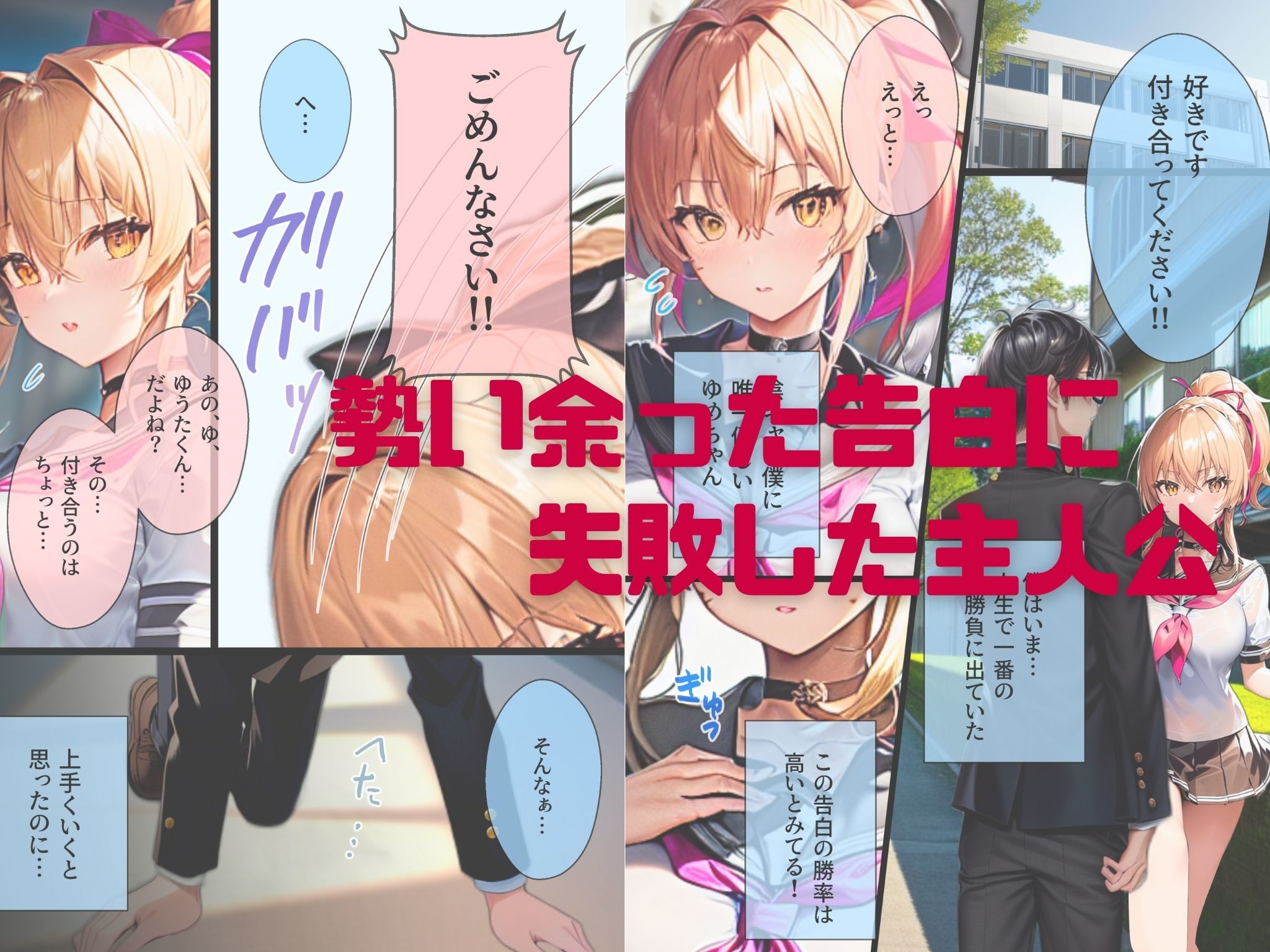 サンプル画像1:ぼっち・ざ・ふぁっく！〜陰キャの俺に声をかけてくれた陽キャ美少女に告白したら断られたんだけどお金を払ったらヤらせてくれる処女ビッチだったのでお金とチンポでDV彼氏から寝取ってあまあま両想いメス堕ちえっちします(わからせマン) [d_263601]