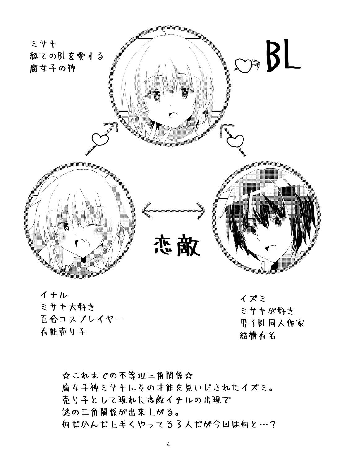 サンプル画像3:不等辺三角関係3(ヒイロイズム) [d_264116]