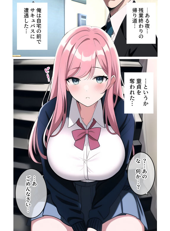 サンプル画像3:サキュバスに童貞奪われた(白餅) [d_264930]