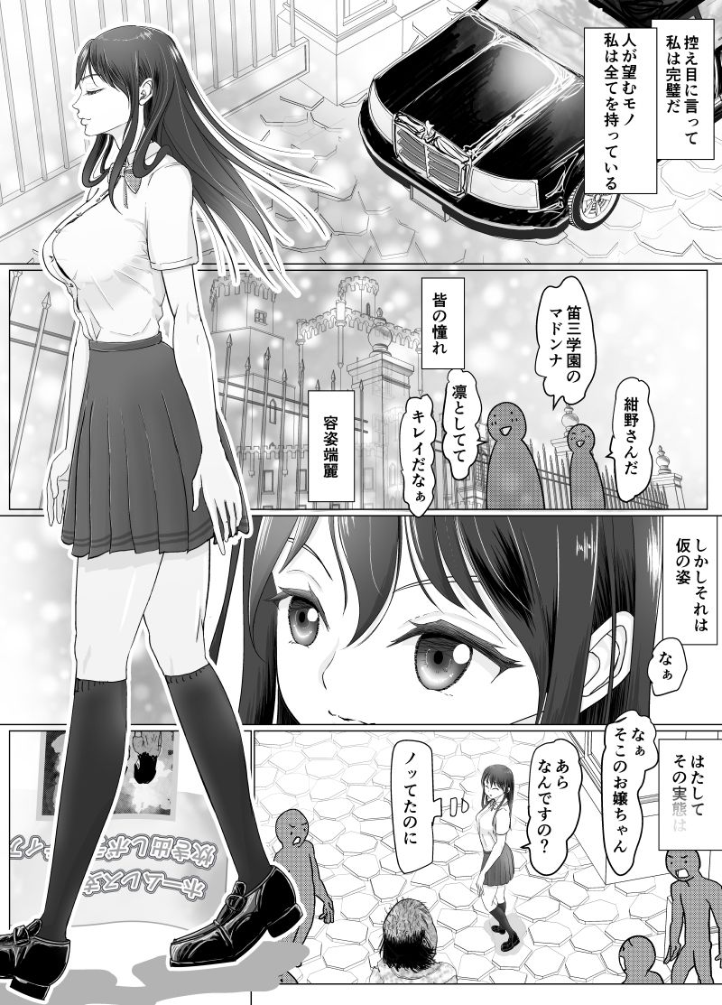 サンプル画像1:高飛車ヒロインと浮浪者(ぐらむも部) [d_265426]