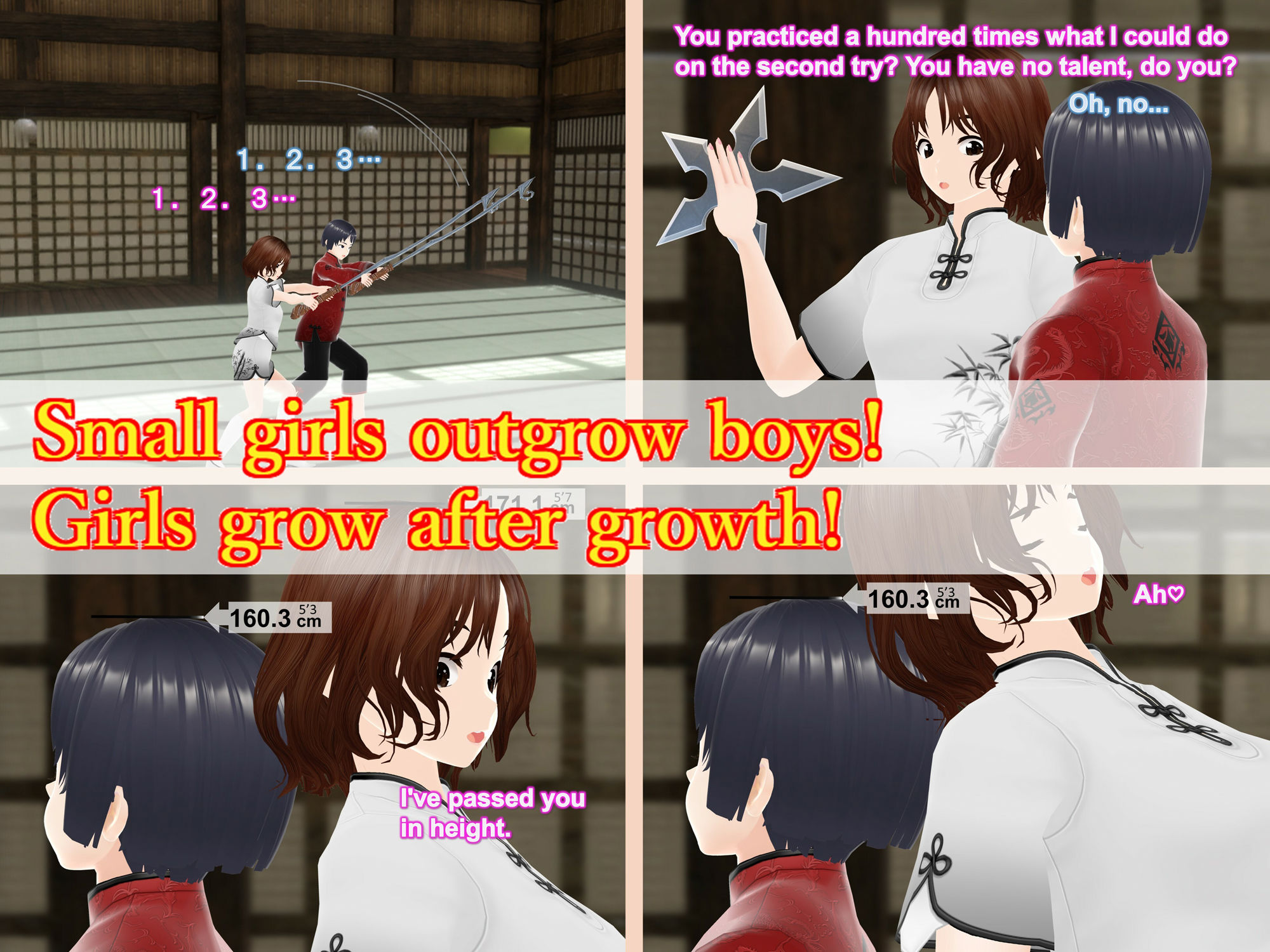 サンプル画像2:Outgrowing only girls， Overtake boys， Growth sound. Growth sound. Warrior training Arc(女子成長クラブ) [d_265495]