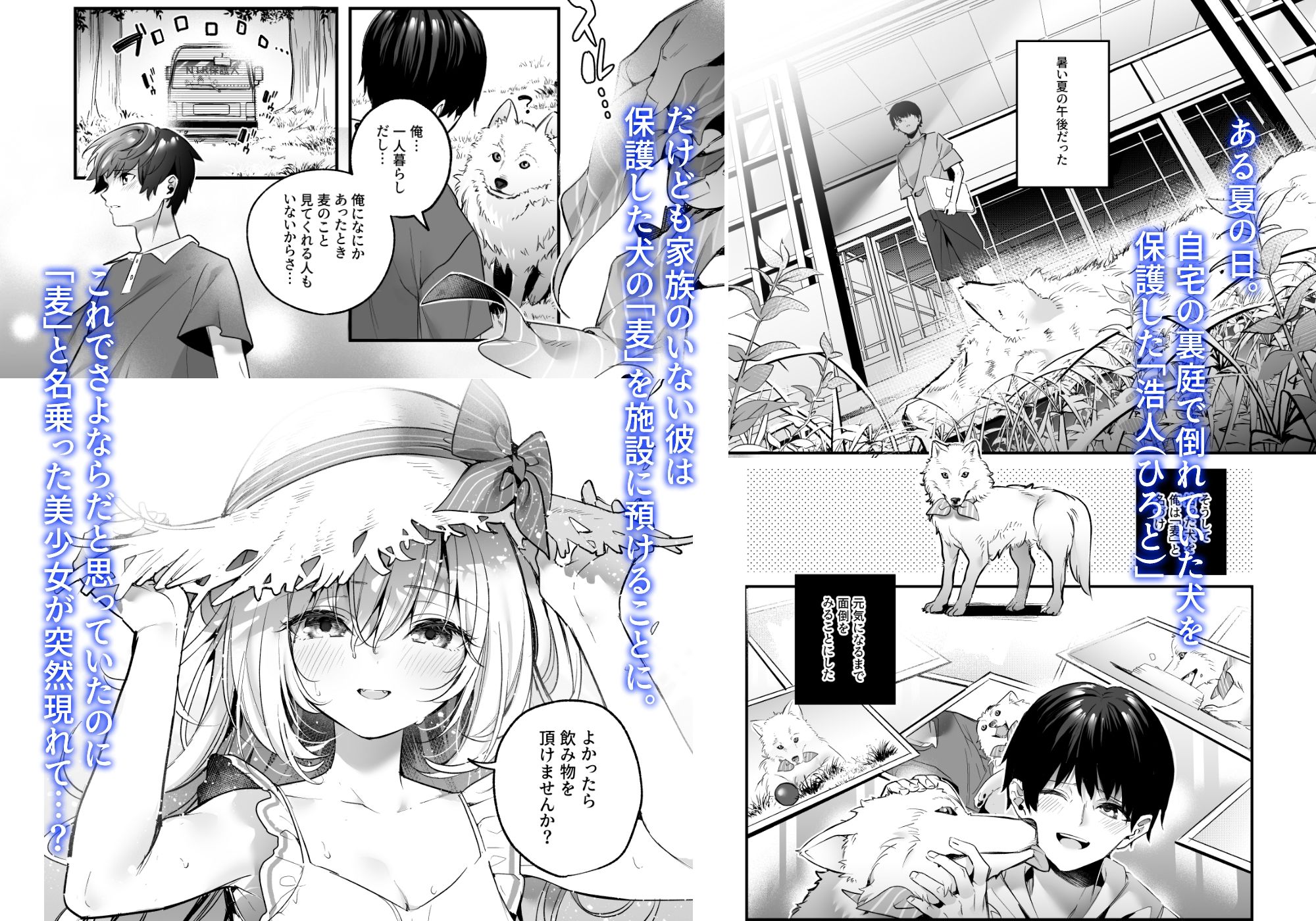 サンプル画像1:麦の恩返し-学生編-(林檎のなる木) [d_265529]