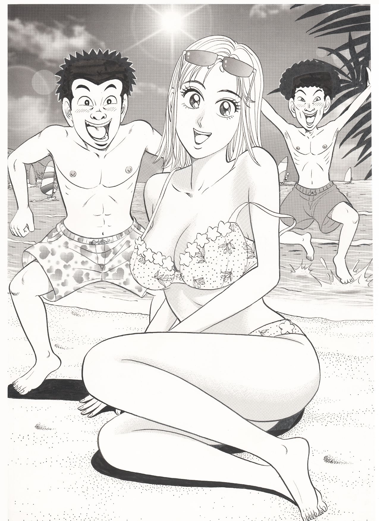 サンプル画像1:奥様…ビーチで。(のむっち) [d_265622]